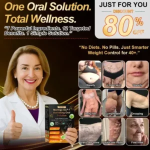 Official Store | TOOYES® Meglutide GLP-1 Activating Oral Solution-Moringa • NAD+ •Yerba Mate-Natural Support for Slimming Anti-Aging & Sugar Metabolis